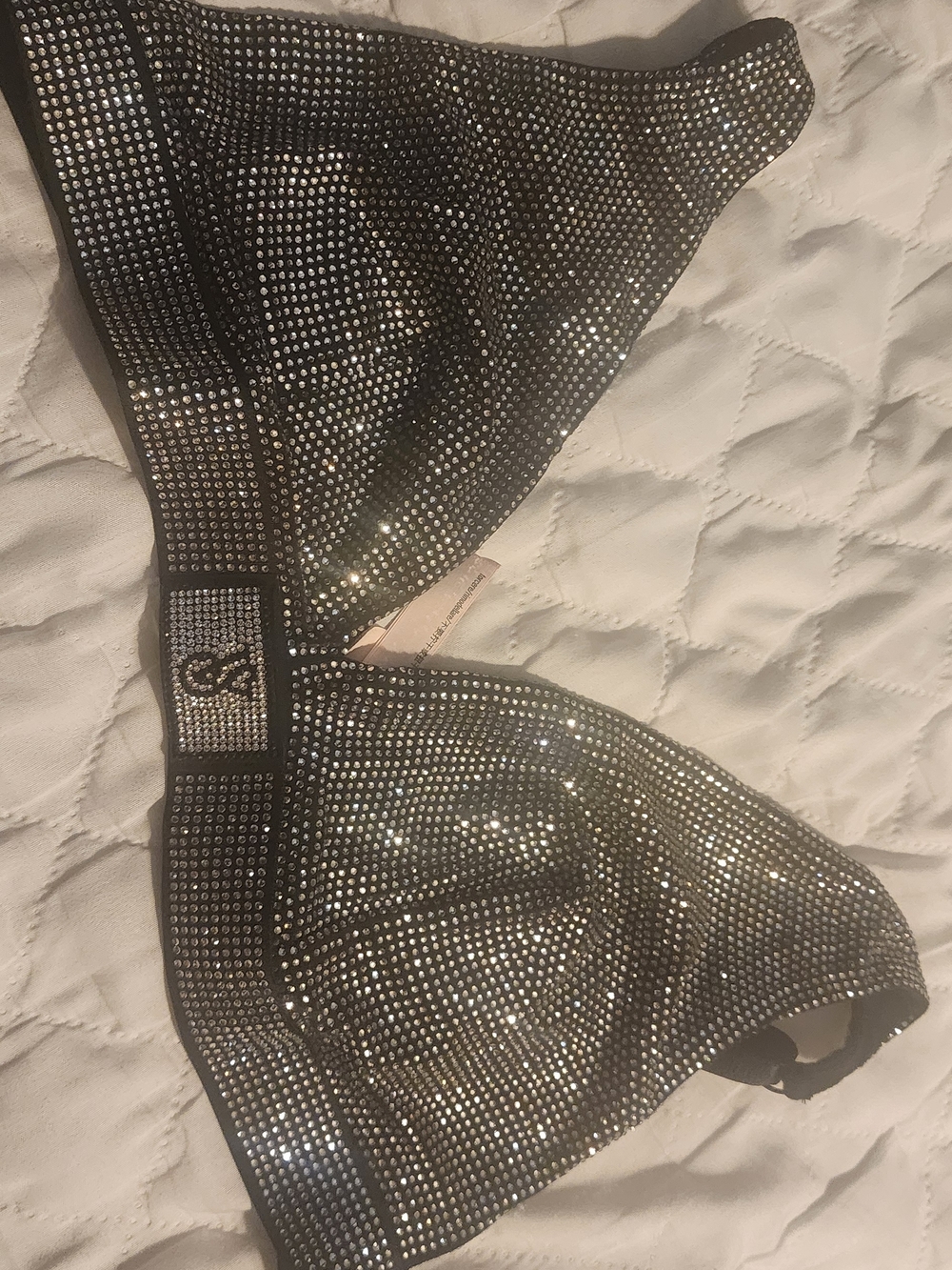 Victoria's Secret Silver Rhinestone Bralette - Picture 4 of 6
